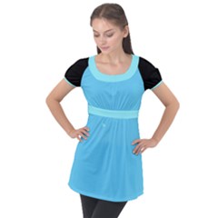 Reference Puff Sleeve Tunic Top by VernenInk