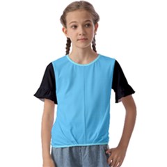 Reference Kids  Cuff Sleeve Scrunch Bottom Tee