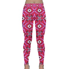 Abstract Illustration With Eyes Classic Yoga Leggings by SychEva