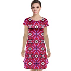 Abstract Illustration With Eyes Cap Sleeve Nightdress by SychEva