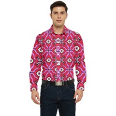 Abstract Illustration With Eyes Men s Long Sleeve  Shirt by SychEva