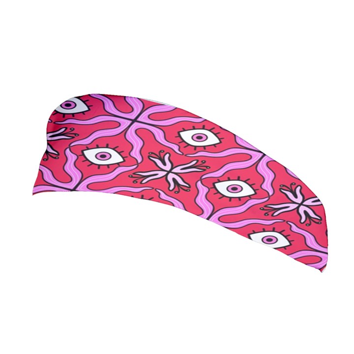 Abstract Illustration With Eyes Stretchable Headband