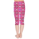 Abstract Illustration With Eyes Kids  Capri Leggings  View2