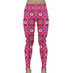 Abstract Illustration With Eyes Lightweight Velour Classic Yoga Leggings by SychEva