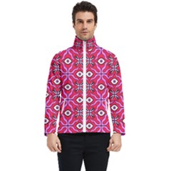 Abstract Illustration With Eyes Men s Bomber Jacket