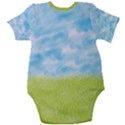 12.14D1 back Baby Short Sleeve Onesie Bodysuit View2