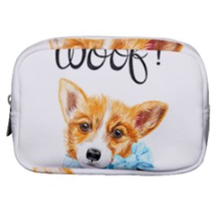 Welsh Corgi Pembrock With A Blue Bow Make Up Pouch (small) by ladynatali