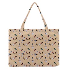 Festive Champagne Zipper Medium Tote Bag by SychEva