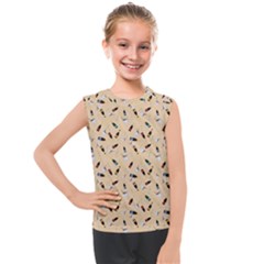 Festive Champagne Kids  Mesh Tank Top by SychEva