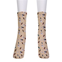 Festive Champagne Men s Crew Socks by SychEva