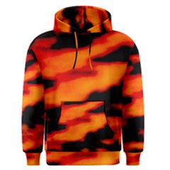 Red  Waves Abstract Series No13 Men s Core Hoodie by DimitriosArt