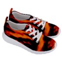 Red  Waves Abstract Series No13 Women s Lightweight Sports Shoes View3