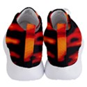 Red  Waves Abstract Series No13 Women s Lightweight High Top Sneakers View4