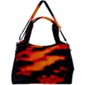 Red  Waves Abstract Series No13 Double Compartment Shoulder Bag View2