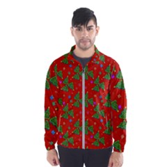 Christmas Trees Men s Windbreaker by SychEva