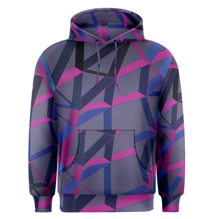 3d Lovely Geo Lines Men s Core Hoodie