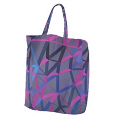 3d Lovely Geo Lines Giant Grocery Tote by Uniqued