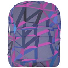 3d Lovely Geo Lines Full Print Backpack by Uniqued