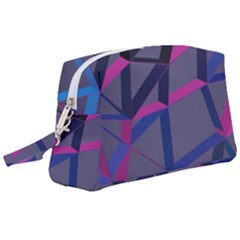 3d Lovely Geo Lines Wristlet Pouch Bag (large) by Uniqued