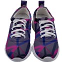 3d Lovely Geo Lines Kids Athletic Shoes View1