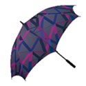 3d Lovely Geo Lines Golf Umbrellas View2