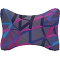 3d Lovely Geo Lines Seat Head Rest Cushion View1