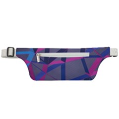 3d Lovely Geo Lines Active Waist Bag by Uniqued