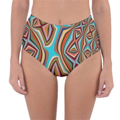 Digitalart Reversible High-waist Bikini Bottoms by Sparkle