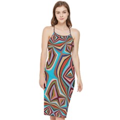 Digitalart Bodycon Cross Back Summer Dress by Sparkle