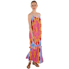 Digitalart Cami Maxi Ruffle Chiffon Dress