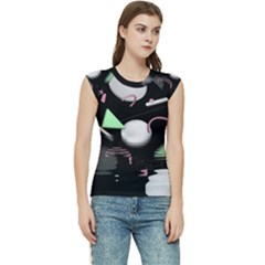 Digitalart Women s Raglan Cap Sleeve Tee