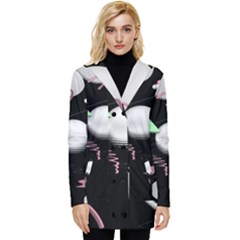 Digitalart Button Up Hooded Coat 