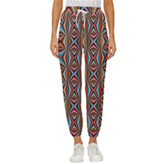 Digitalart Cropped Drawstring Pants