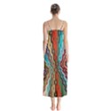 Digital Illusion Button Up Chiffon Maxi Dress View2