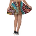 Digital Illusion Velvet Skater Skirt View2