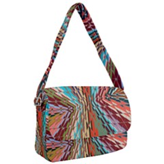 Digital Illusion Courier Bag by Sparkle