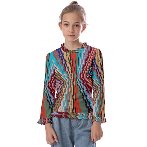 Digital Illusion Kids  Frill Detail Tee by Sparkle