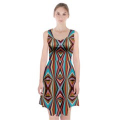 Digital Illusion Racerback Midi Dress