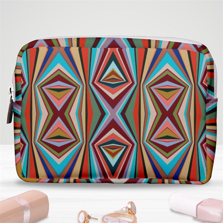 Digital Illusion Make Up Pouch (Medium)