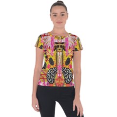 Digital Illusion Short Sleeve Sports Top 