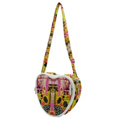 Digital Illusion Heart Shoulder Bag by Sparkle