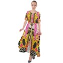 Digital Illusion Waist Tie Boho Maxi Dress View1