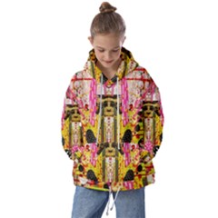 Digital Illusion Kids  Oversized Hoodie