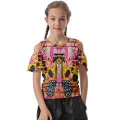 Digital Illusion Kids  Butterfly Cutout Tee