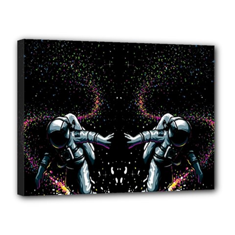 Digital Illusion Canvas 16  X 12  (stretched) by Sparkle