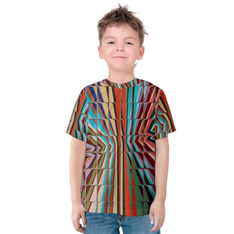 Digital Illusion Kids  Cotton Tee by Sparkle