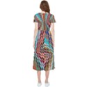 Digital Illusion High Low Boho Dress View2