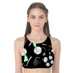 Digital Illusion Tank Bikini Top by Sparkle