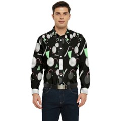 Digital Illusion Men s Long Sleeve  Shirt