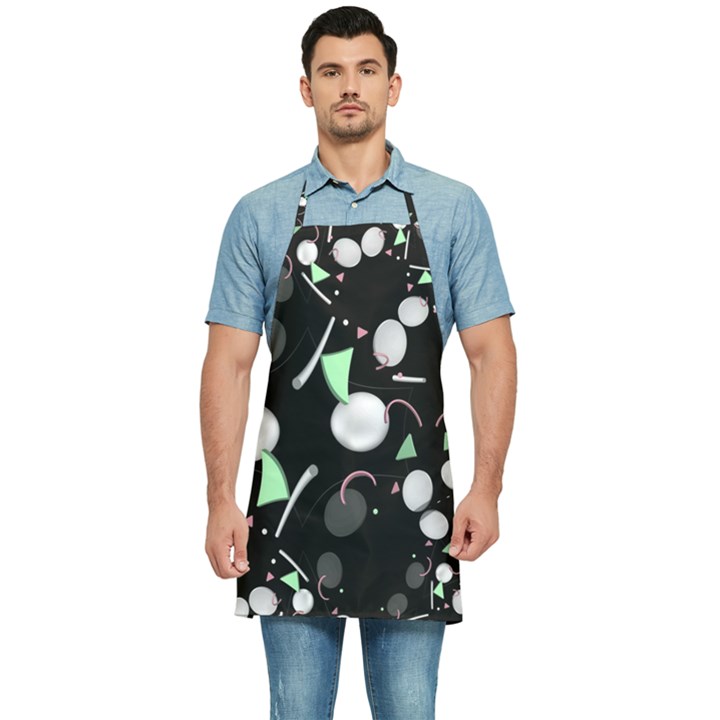 Digital Illusion Kitchen Apron